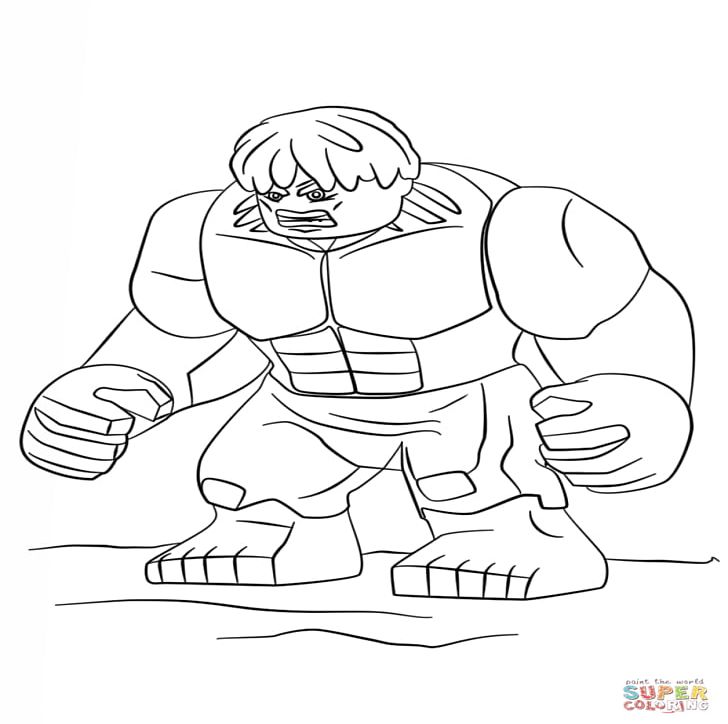 Learn How to Draw Lego The Hulk Lego Step by Step  Drawing Tutorials