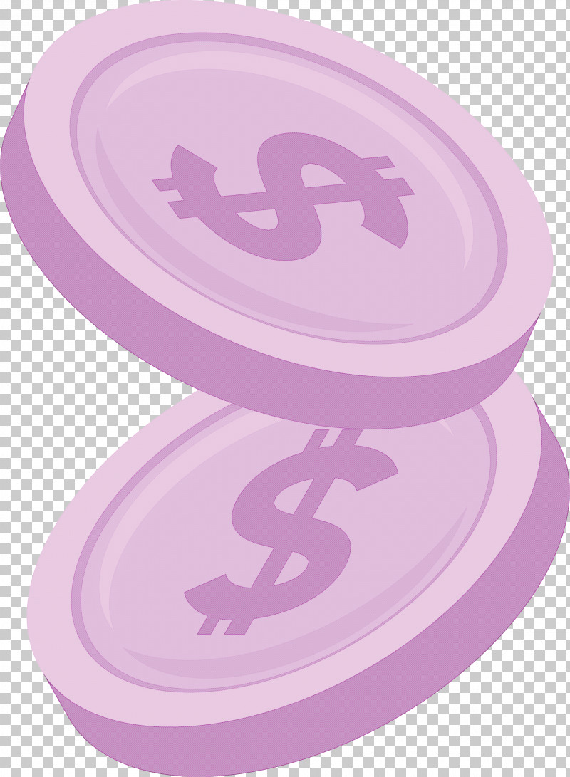 Dollar Coin PNG, Clipart, Dollar Coin, Lavender, Oval Free PNG Download