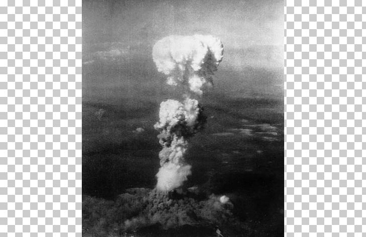 Atomic Bombings Of Hiroshima And Nagasaki Pacific War Nuclear Weapon PNG, Clipart, Atmosphere, Black And White, Bomb, Detonation, Enola Gay Free PNG Download