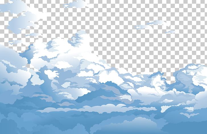 Sky Cloud Euclidean Blue PNG, Clipart, Black White, Blue, Blue Abstract, Blue Background, Cartoon Free PNG Download