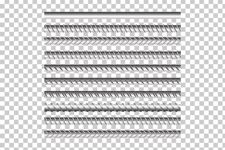 Steel Rebar Metal Beam PNG, Clipart, Angle, Beam, Black, Black And White, Carbon Steel Free PNG Download