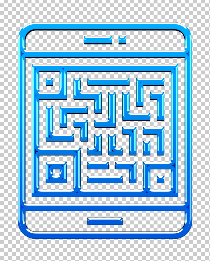 Qr Code Scan Icon Digital Banking Icon Qr Code Icon PNG, Clipart, Digital Banking Icon, Electric Blue, Labyrinth, Line, Maze Free PNG Download