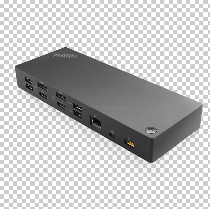 Battery Charger Thunderbolt Lenovo USB-C PNG, Clipart, Battery Charger, Cable, Computer Monitors, Computer Port, Docking Station Free PNG Download