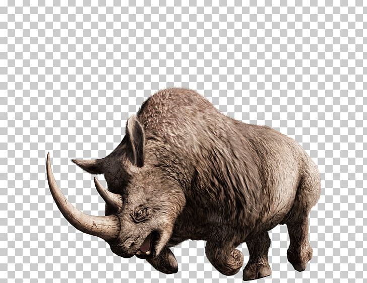 Far Cry Primal Woolly Rhinoceros Tiger Ubisoft Woolly Mammoth PNG, Clipart, Cattle Like Mammal, Coelodonta, Elasmotherium, Far Cry, Far Cry Primal Free PNG Download