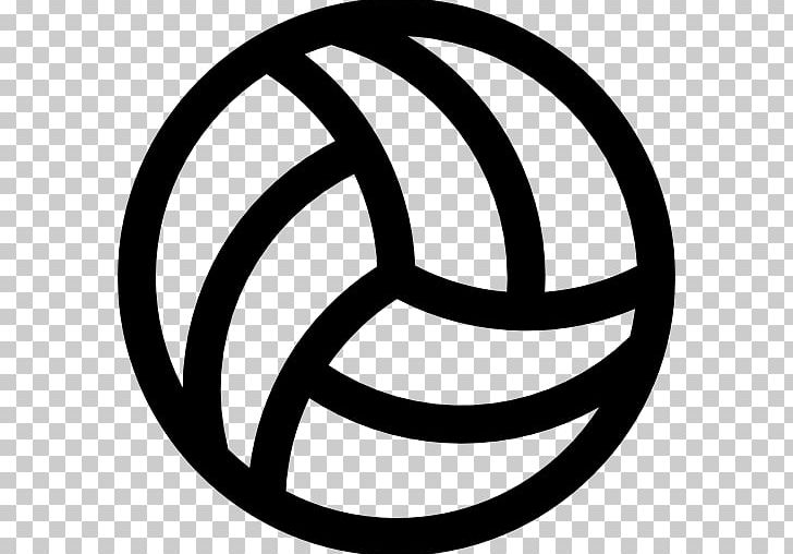 Volleyball Sport Computer Icons PNG, Clipart, Area, Ball, Ball Game, Ball Vector, Black And White Free PNG Download