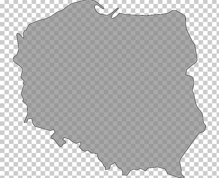Flag Of Poland Map PNG, Clipart, Black, Black And White, Blank Map, Border, Contour Line Free PNG Download