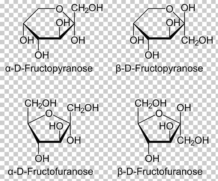 Fructose Haworth Projection Psicose Anomer Mannose PNG, Clipart, Angle, Anomer, Area, Auto Part, Black And White Free PNG Download