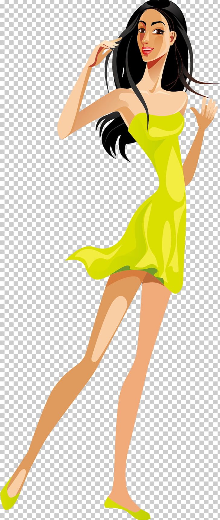 Cartoon Drawing PNG, Clipart, Arm, Art, Beauty, Beauty Vector, Black Hair Free PNG Download