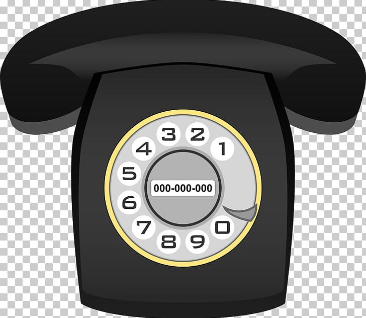 Telephone Rotary Dial Mobile Phone PNG, Clipart, Background Black, Black, Black Hair, Black White, Communicate Free PNG Download