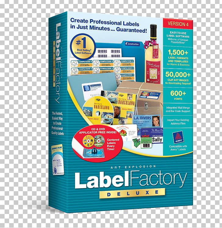 Label Printer Printing Label Factory Deluxe 3 Compact Disc PNG, Clipart, Art, Avery Dennison, Barcode, Business Cards, Compact Disc Free PNG Download