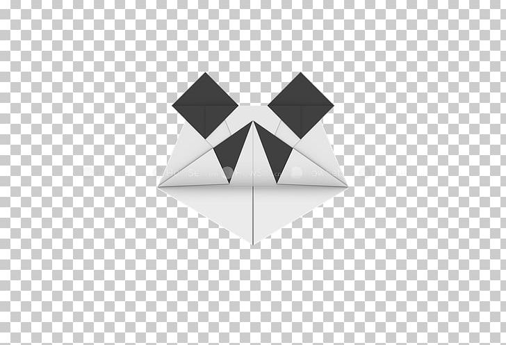 Paper Triangle Origami PNG, Clipart, Angle, Animal, Black And White, Brand, Face Free PNG Download