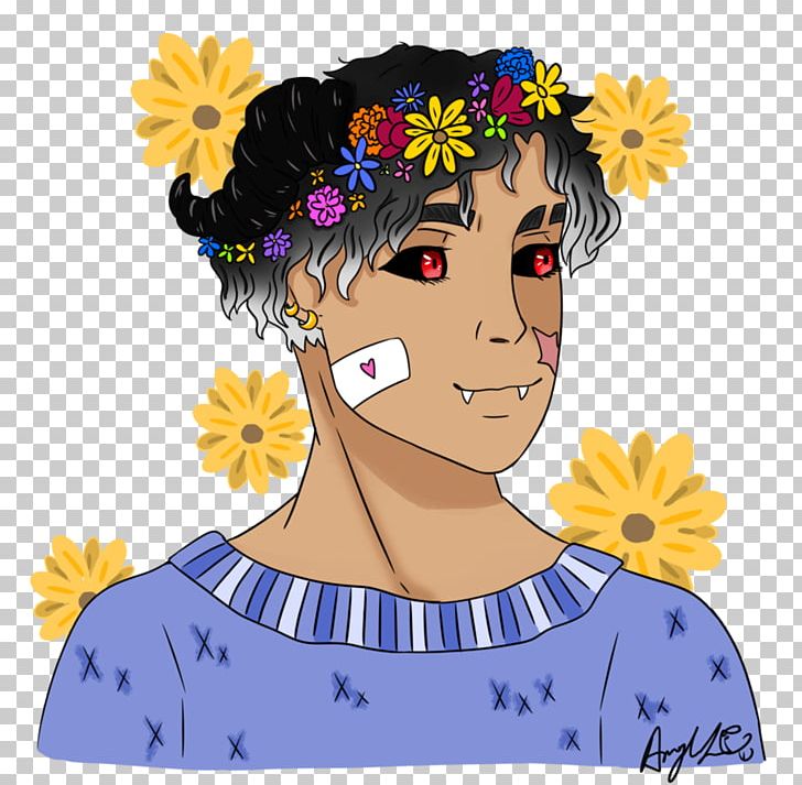 Floral Design Visual Arts PNG, Clipart, Art, Black Hair, Face, Facial Expression, Female Free PNG Download