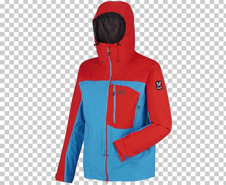 Hoodie Millet Jacket Tracksuit Clothing PNG, Clipart, Backpack, Clothing, Coat, Cobalt Blue, Electric Blue Free PNG Download