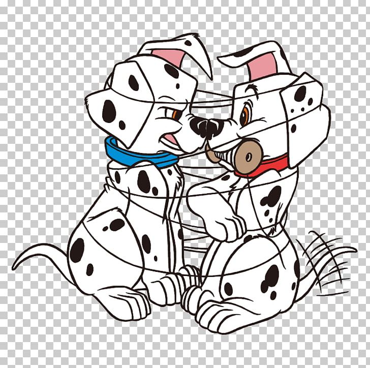 Dalmatian Dog The Hundred And One Dalmatians Puppy T-shirt 101 Dalmatians PNG, Clipart, Animals, Area, Art, Binding, Black And White Free PNG Download