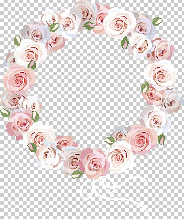 Flower Circle Euclidean Illustration PNG, Clipart, Artificial Flower, Beach Rose, Circl, Circles, Cut Flowers Free PNG Download