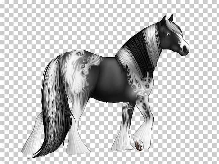 Mane Mustang Stallion Pony Mare PNG, Clipart, Black And White, Bridle, Gipsy, Halter, Horse Free PNG Download