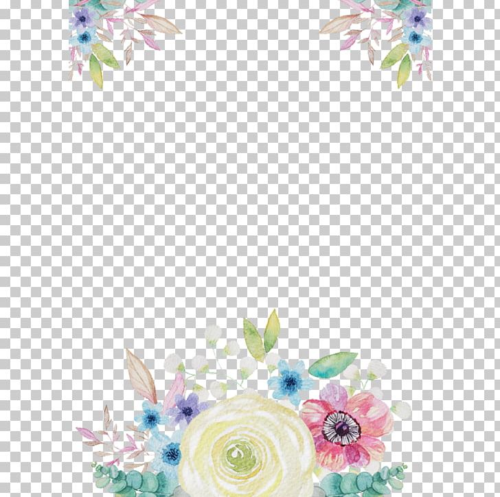 Watercolour Flowers Portable Network Graphics Desktop Floral Design PNG, Clipart, Art, Bloom, Border, Cut Flowers, Decorative Arts Free PNG Download