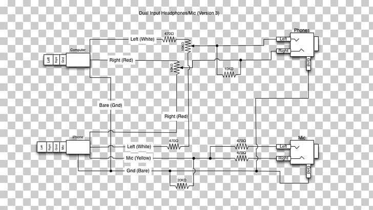 Microphone Wiring Diagram Phone Connector Headphones Electrical Wires & Cable PNG, Clipart, Angle, Audio, Circuit Diagram, Diagram, Drawing Free PNG Download