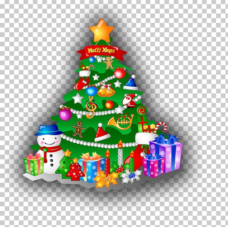 Christmas Tree Illustration PNG, Clipart, Cartoon, Christmas, Christmas Border, Christmas Decoration, Christmas Eve Free PNG Download