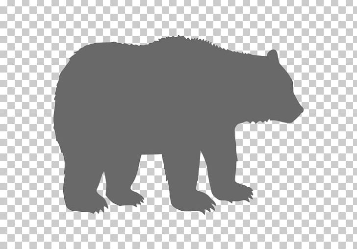 American Black Bear Polar Bear Silhouette PNG, Clipart, American Black Bear, Animals, Bear, Bear Silhouette, Black Free PNG Download