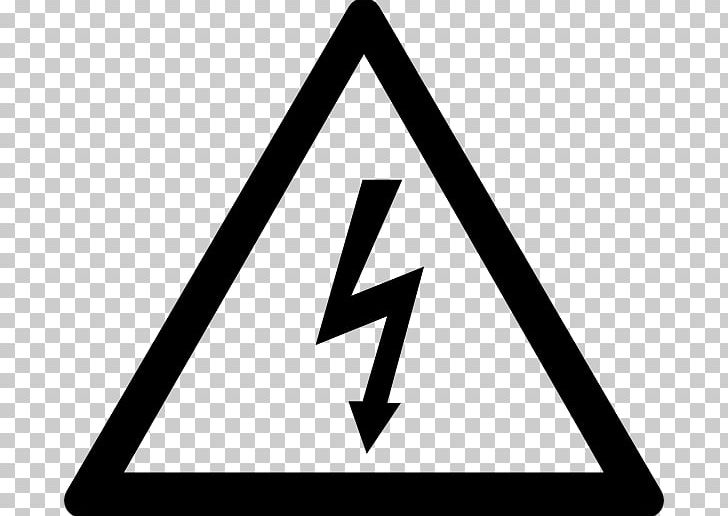 High Voltage Electricity Hazard Sticker PNG, Clipart, Alternating Current, Angle, Area, Black And White, Brand Free PNG Download