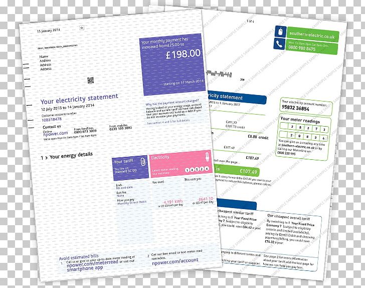 Invoice Document Template Electricity Public Utility PNG, Clipart, Brand, British Gas, Document, Electricity, Information Free PNG Download