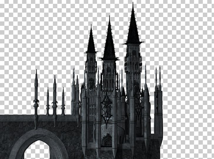 Hogwarts PNG, Clipart, Black And White, Building, Castle, Cathedral, Dark Fantasy Free PNG Download