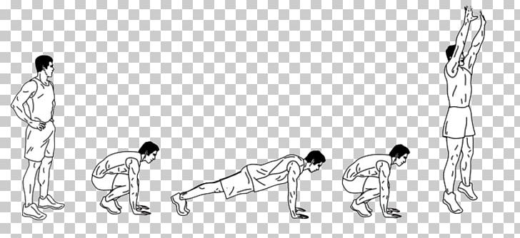 Burpee Aerobic Exercise Muscle Hand PNG, Clipart, Angle, Area, Arm, Art, Artwork Free PNG Download
