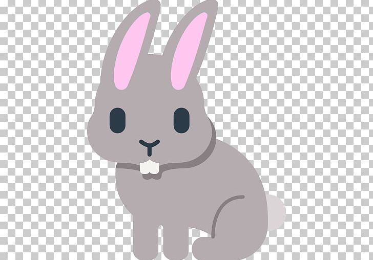 Hare Easter Bunny Domestic Rabbit Emoji PNG, Clipart, Animal, Animals, Carnivoran, Cartoon, Cat Free PNG Download