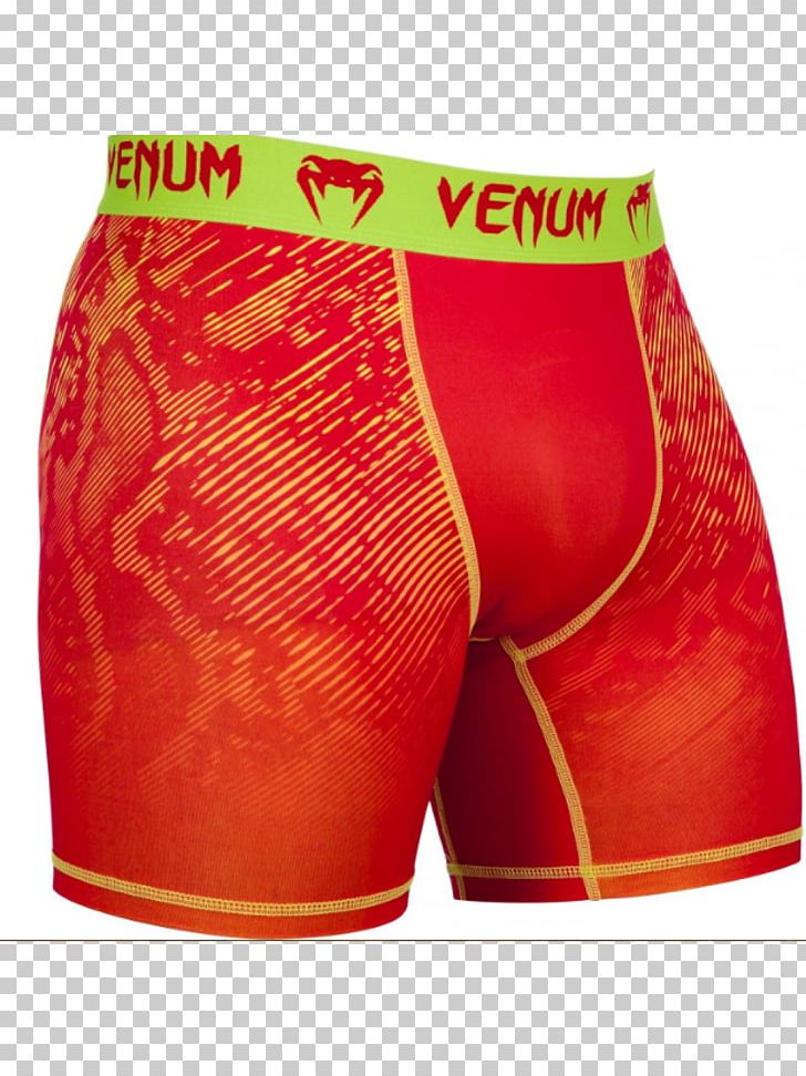 Venum Muay Thai Mixed Martial Arts Underpants Knockout PNG, Clipart, Active Shorts, Active Undergarment, Knockout, Muay Thai, Orange Free PNG Download