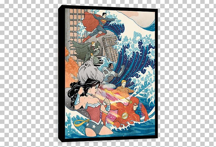 The Great Wave Off Kanagawa Wonder Woman Aquaman Superman Justice League PNG, Clipart, Aquaman, Art, Artist, Cliff Chiang, Comic Free PNG Download