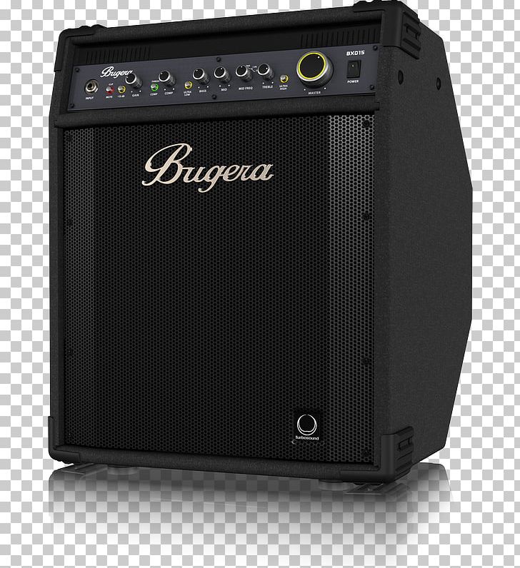 Guitar Amplifier Bass Amplifier Bass Guitar Bugera ULTRABASS BXD15 PNG, Clipart, Amplifier, Audio, Audio Engineer, Audio Equipment, Bass Amplifier Free PNG Download