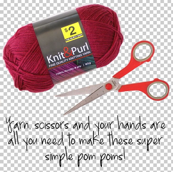 Pom-pom Yarn How-to Knitting Do It Yourself PNG, Clipart, Craft, Do It Yourself, Garland, Howto, Knitting Free PNG Download