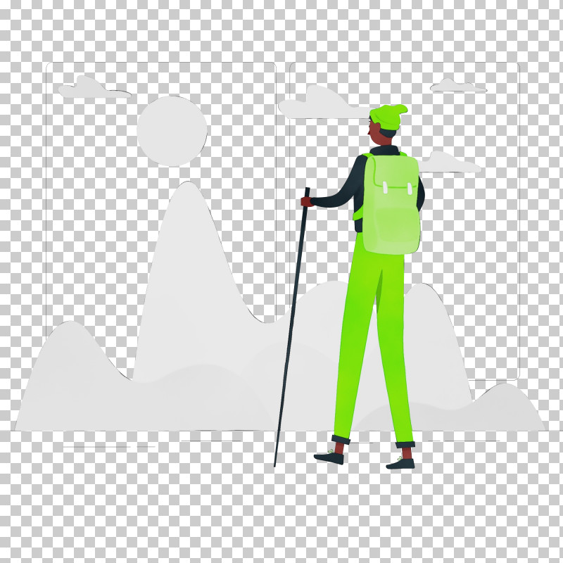 Ski Pole Green Joint Meter Line PNG, Clipart, Biology, Cartoon, Green, Human Biology, Joint Free PNG Download