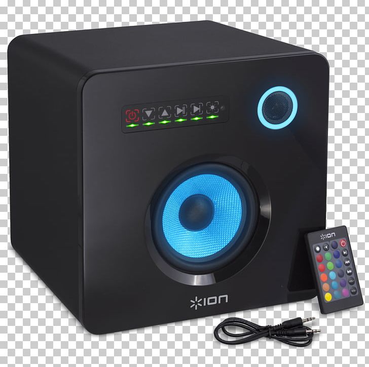 Subwoofer Sound ION Audio Flash Cube Computer Speakers Loudspeaker PNG, Clipart,  Free PNG Download
