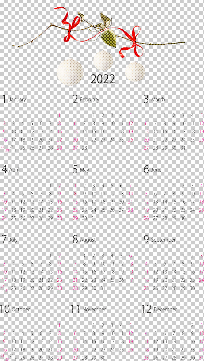 2022 Yearly Calendar Printable 2022 Yearly Calendar PNG, Clipart, Calendar System, Meter Free PNG Download