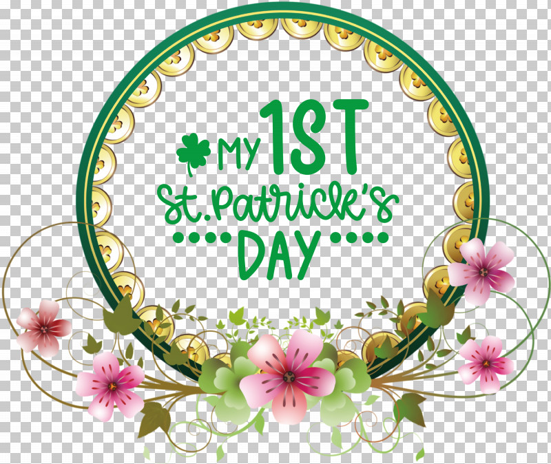 My 1st Patricks Day Saint Patrick PNG, Clipart, Floral Design, Invitation, Painting, Patricks Day, Saint Patrick Free PNG Download