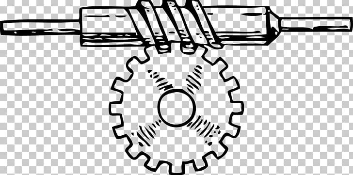 Gear Worm Drive Computer Icons Mechanical Engineering PNG, Clipart, Angle, Auto Part, Bevel Gear, Black, Black And White Free PNG Download