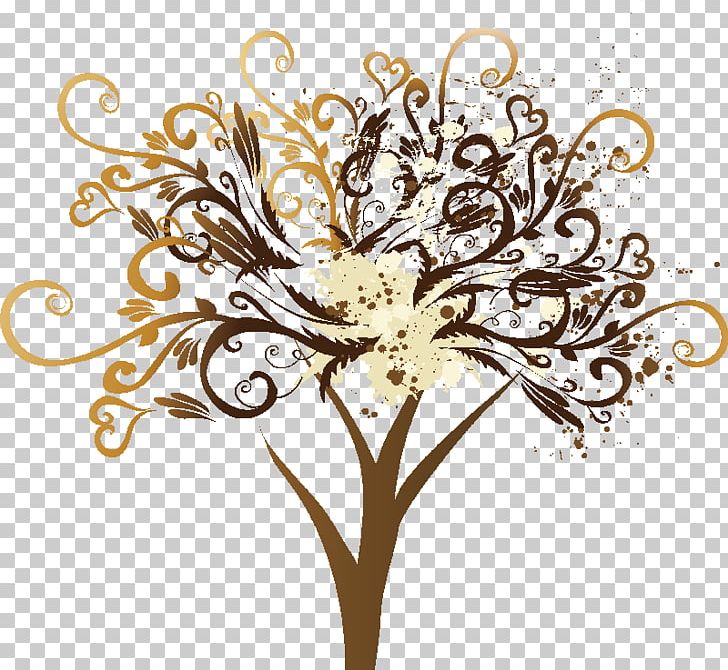 Tree Autumn Cut Flowers PNG, Clipart, Autumn, Black And White, Branch, Brown, Chrysanths Free PNG Download