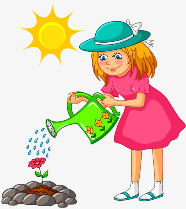 Watering Girl PNG, Clipart, Art, Baby Girl, Cartoon, Child, Clip Art Free PNG Download
