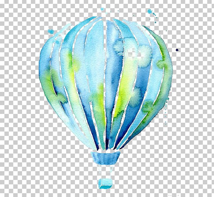 Hot Air Balloon Drawing Watercolor Painting Illustration PNG, Clipart, Air, Air Balloon, Aqua, Art, Artist Trading Cards Free PNG Download
