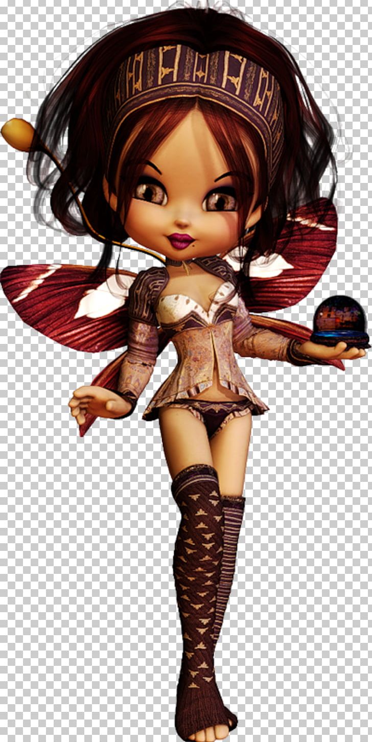 Doll Fairy Pixie PNG, Clipart, Action Figure, Anime, Art, Art Doll, Brown Hair Free PNG Download