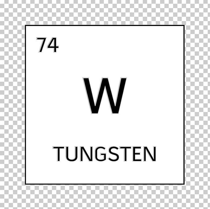 White Yellow Symbol Tungsten Chemical Element PNG, Clipart, Angle, Area, Black, Brand, Cell Free PNG Download