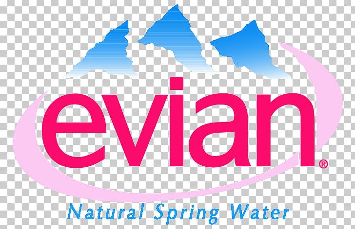 Logo Evian Natural Spring Water 500 ML PNG, Clipart, Area, Bottle, Brand, Evian, Graphic Design Free PNG Download
