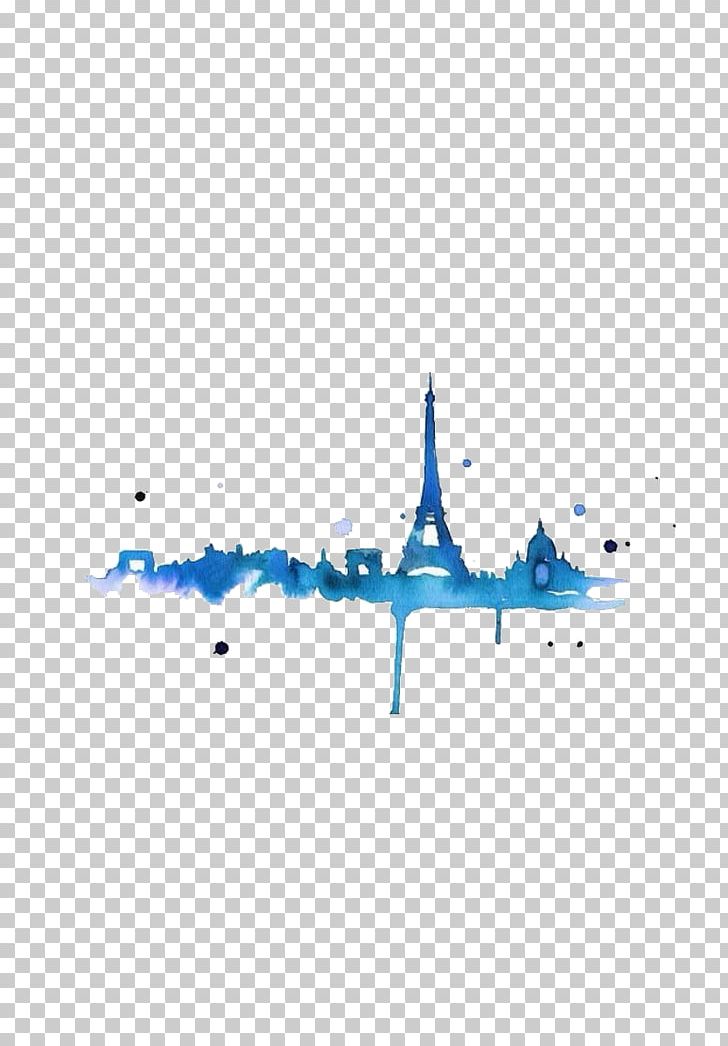 Eiffel Tower Blanche Cartoon Painting Pattern PNG, Clipart, Angle, Aqua Blue, Art, Blanche, Blue Abstract Free PNG Download