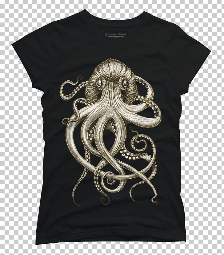 T-shirt Hoodie Kraken Rum Unisex Sweater PNG, Clipart, Cephalopod, Clothing, Design By Humans, Hjc Corp, Hoodie Free PNG Download
