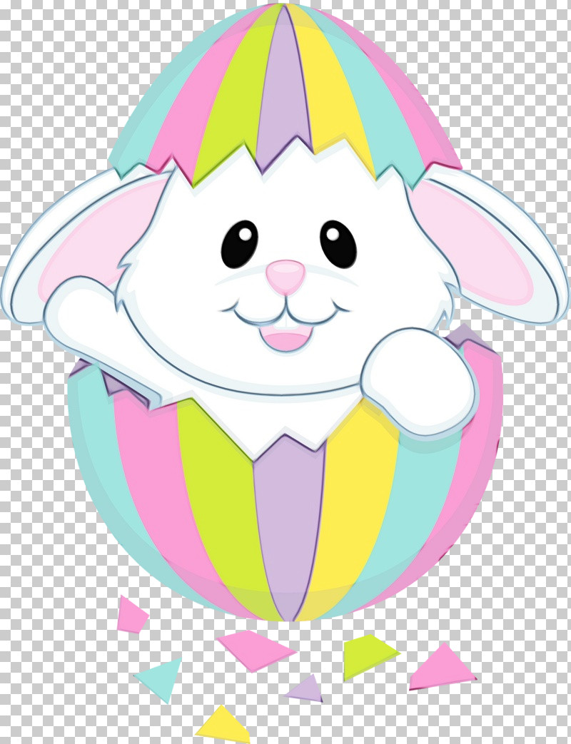 Easter Bunny PNG, Clipart, Cartoon, Easter Bunny, Easter Egg, Paint, Pink Free PNG Download