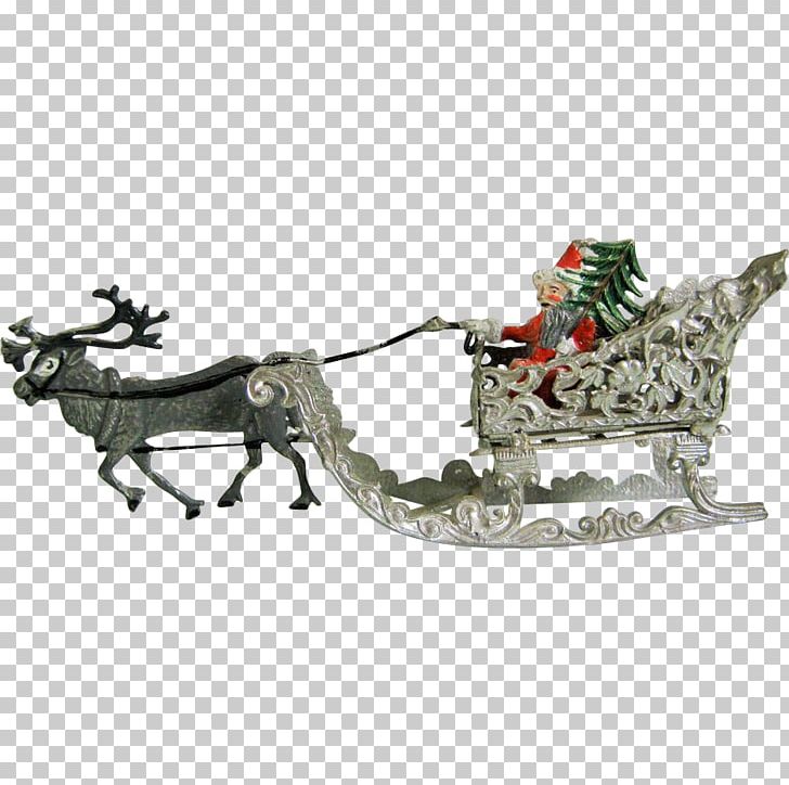Santa Claus Reindeer Dollhouse Sled PNG, Clipart, Chariot, Christmas, Christmas Decoration, Doll, Dollhouse Free PNG Download