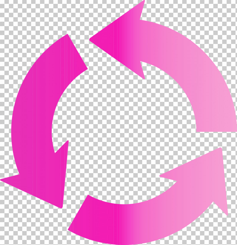 Pink Logo Circle Symbol Magenta PNG, Clipart, Circle, Eco Circulation Arrow, Logo, Magenta, Paint Free PNG Download