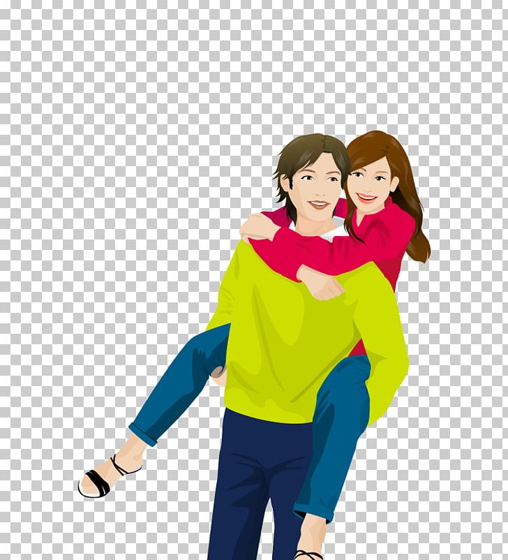 Happiness Couple Cartoon PNG, Clipart, Boy, Costume, Couple, Encapsulated Postscript, Fictional Character Free PNG Download